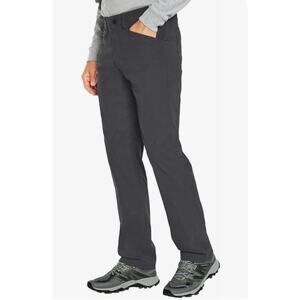 Orvis Men’s Gray Performance Pants 36x34 Slim Fit Stretch Travel Outdoor